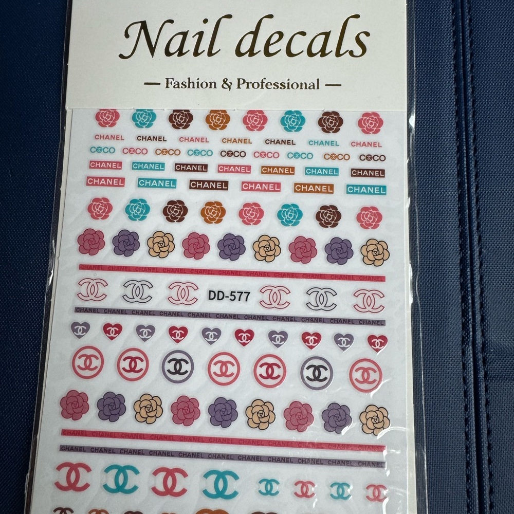 CC Multicolor Nail Decals